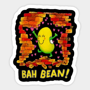 Just Bean Happy - Bah Bean Sticker